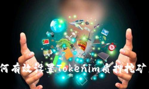  如何有效设置Tokenim质押挖矿系统