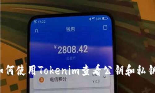 如何使用Tokenim查看公钥和私钥?