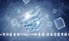 如何快速查询TokenIM哈希值：方法与实用技巧
